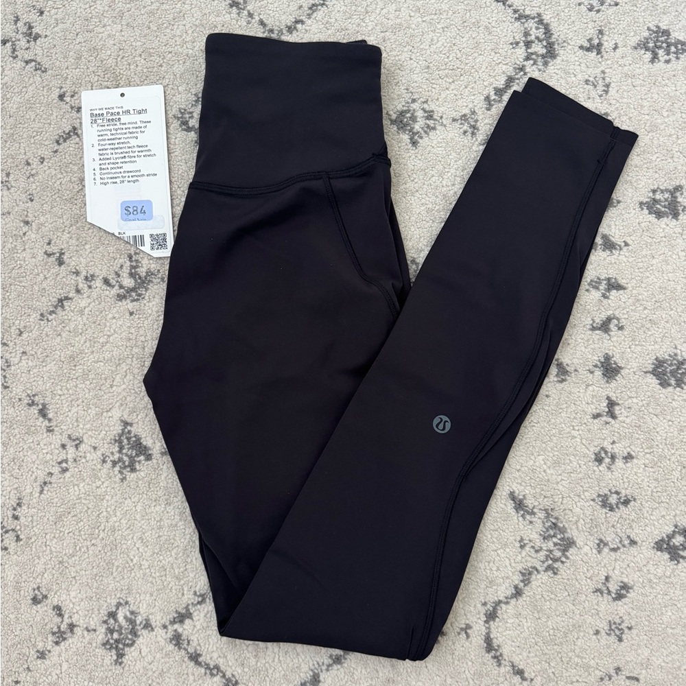 Lululemon Base Pace HR High-Rise Tight * Fleece (brushed) Leggings